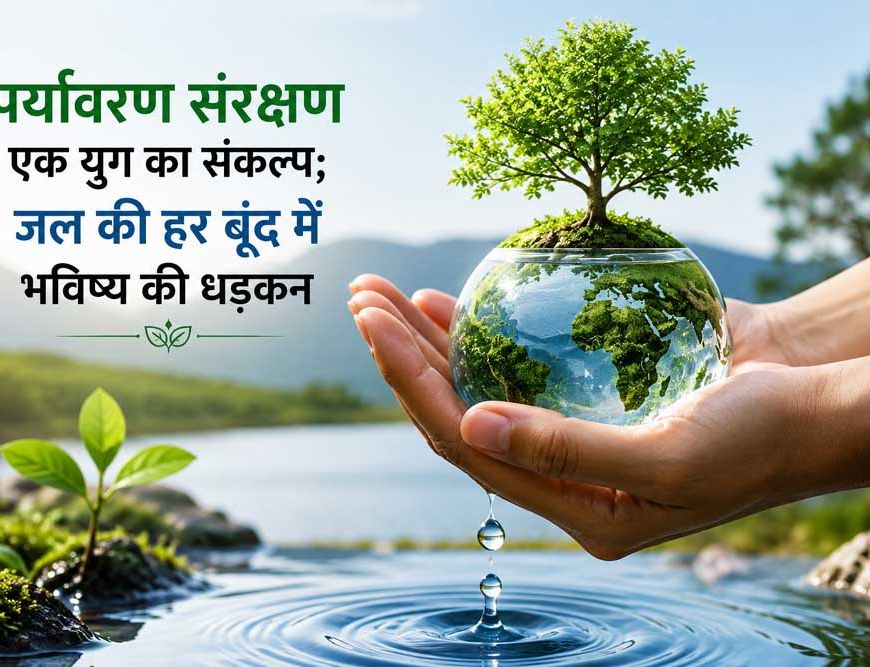 पर्यावरण संरक्षण एक युग का संकल्प; जल की हर बूंद में भविष्य की धड़कन