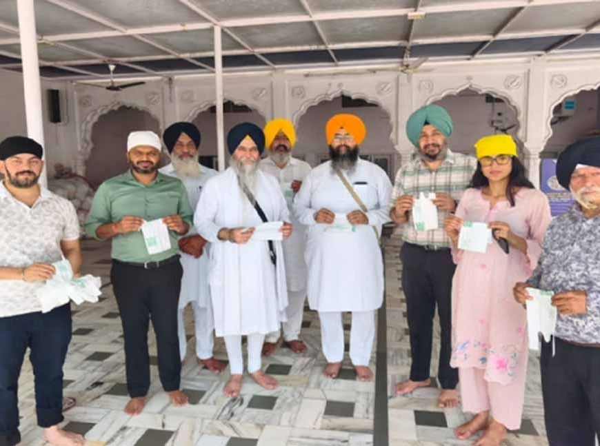 पटियाला में नई पहल: श्री दुखनिवारन साहिब में अब कम्पोस्टेबल लिफाफों में मिलेगा कड़ाह प्रसाद