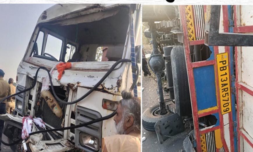 पंजाब में दर्दनाक सड़क हादसा, ट्रॉला-पिकअप की भीषण टक्कर में डेरा ब्यास जा रहे 8 श्रद्धालुओं की मौत