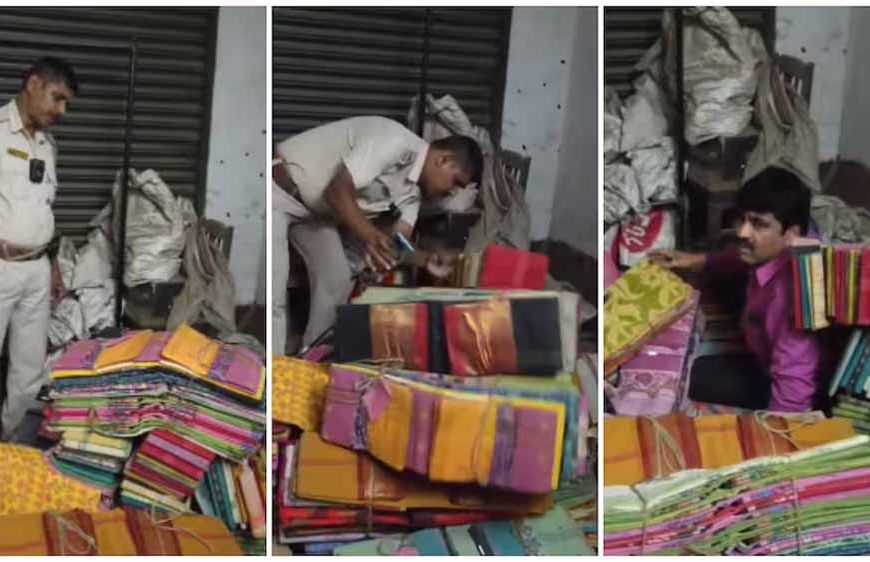 साड़ियों के ढेर के नीचे छिपा TMC नेता गिरफ्तार, हावड़ा में वीडियो वायरल