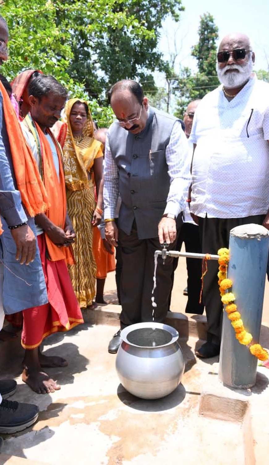 उप मुख्यमंत्री  अरुण साव का बस्तर में कार्यों के निरीक्षण का तीसरा दिन