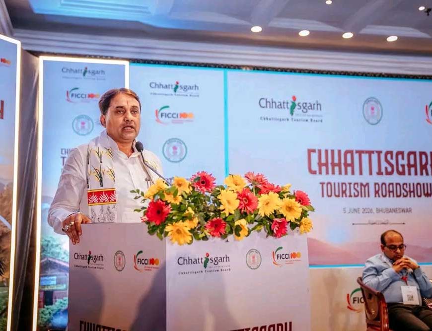 भुवनेश्वर में छत्तीसगढ़ पर्यटन का रोड शो