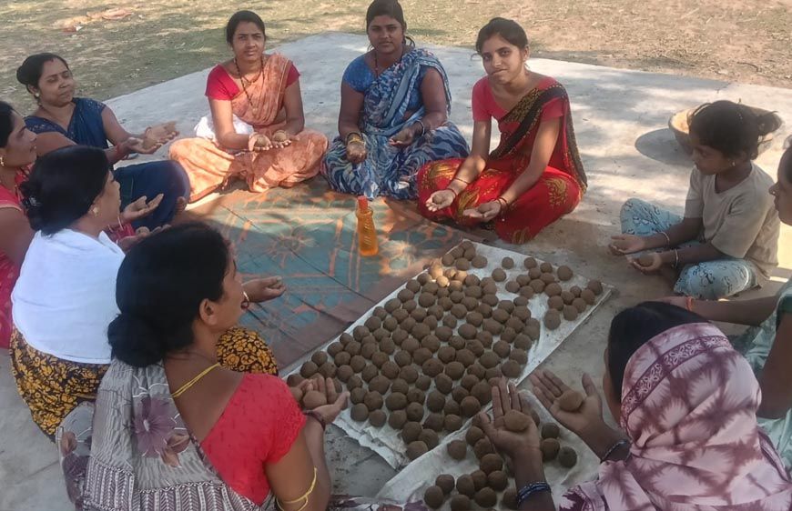 सीड बॉल बनाकर प्रकृति संरक्षण की अनूठी पहल, हरित जशपुर के निर्माण पर जोर