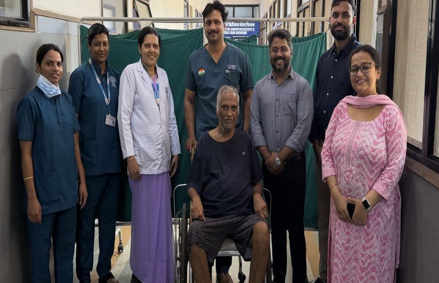 बीएमएचआरसी में 12 किलो के जटिल ओवरी ट्यूमर की सफल सर्जरी
