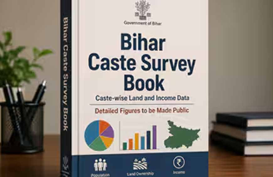 बिहार जाति गणना का डेटा अब किताब में: हर जाति की आय और संपत्ति का पूरा ब्यौरा होगा प्रकाशित