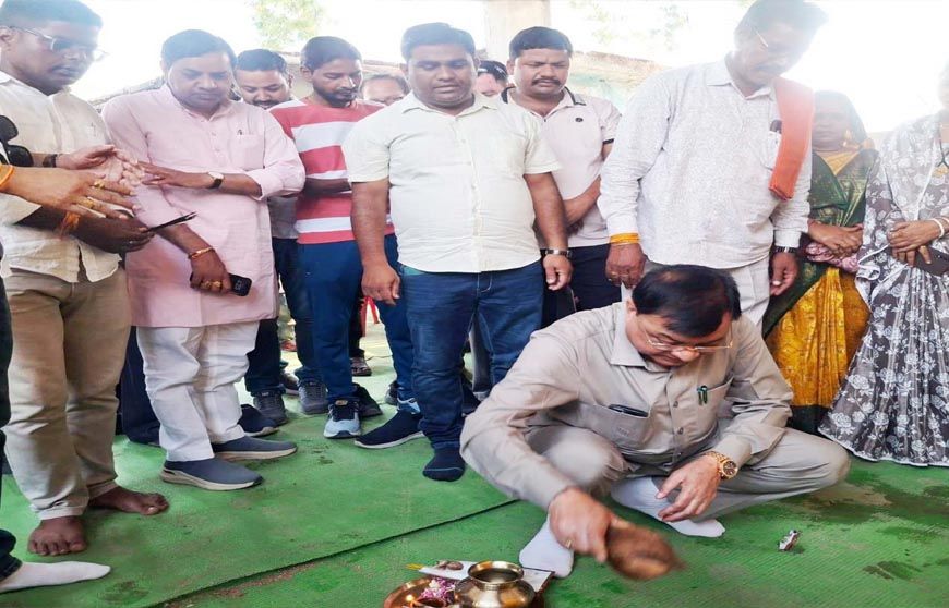 उद्योग मंत्री ने किया 40 लाख रूपए के सड़क डामरीकरण कार्य का शुभारंभ