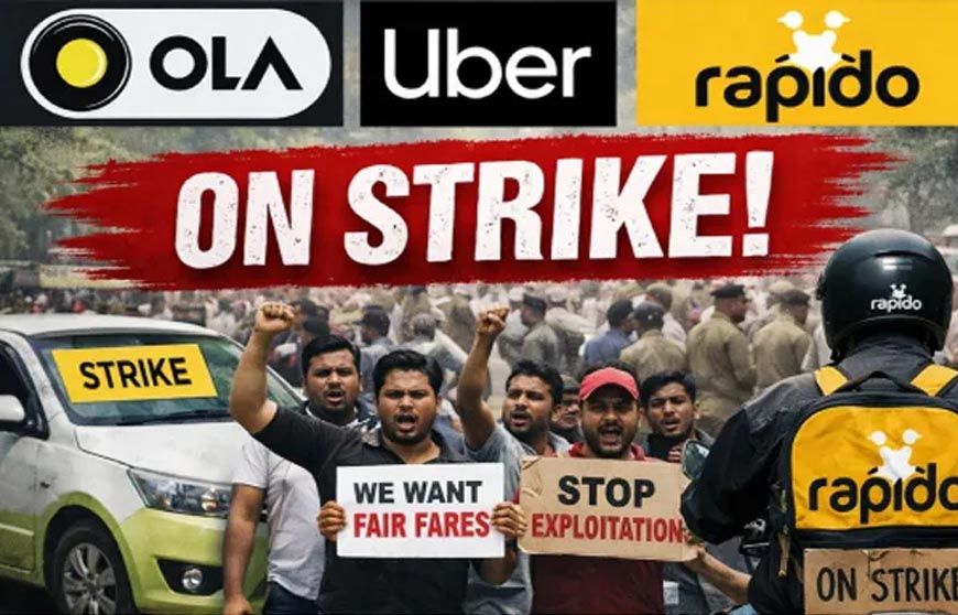 Ola-Uber ड्राइवरों की 9 दिन की हड़ताल, बोले- एक साल से नहीं बढ़ा किराया