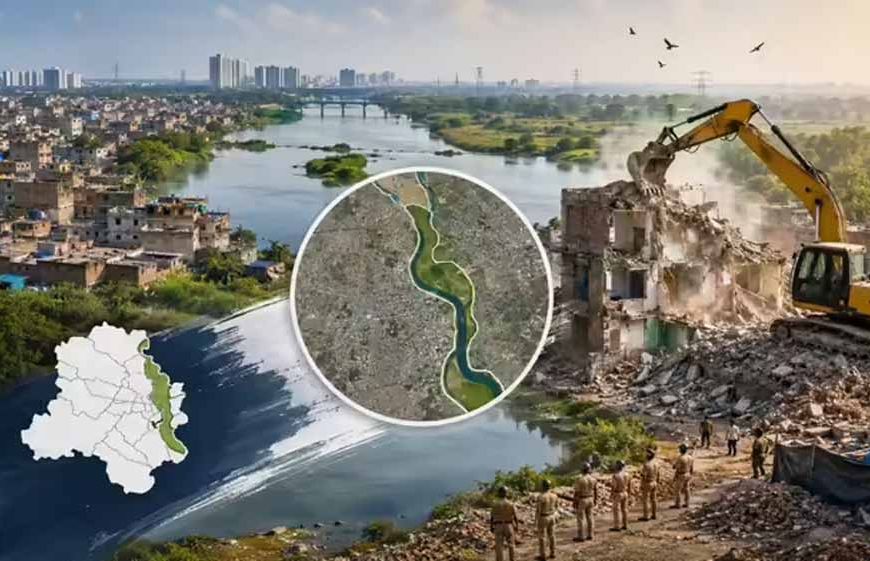 यमुना O-Zone में बुलडोजर एक्शन: DDA ने अवैध कॉलोनियों पर कार्रवाई तेज की