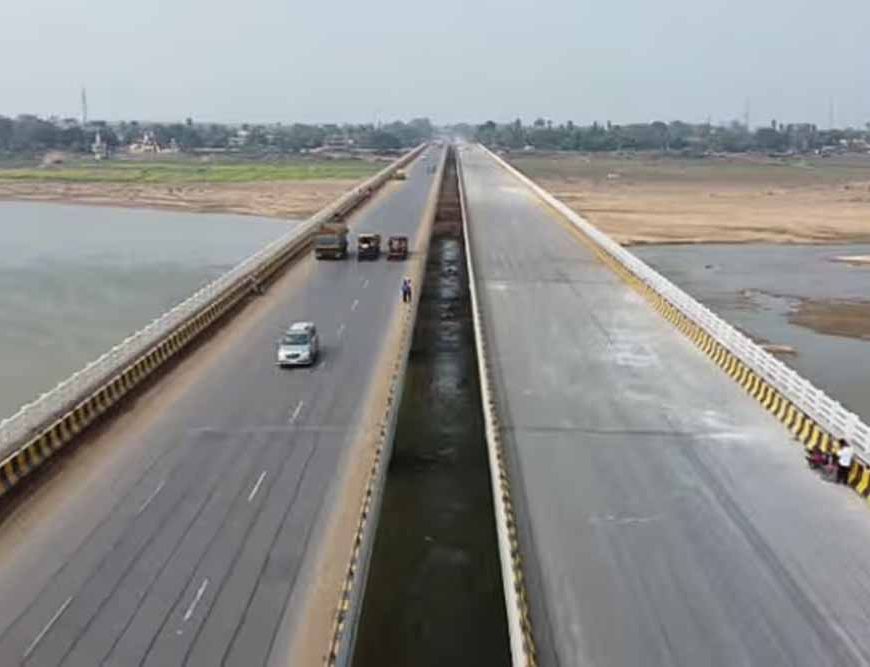 पटना में गंगा पर बन रहा नया फोर लेन पुल 73% पूरा, 2027 तक शुरू होगा ट्रैफिक