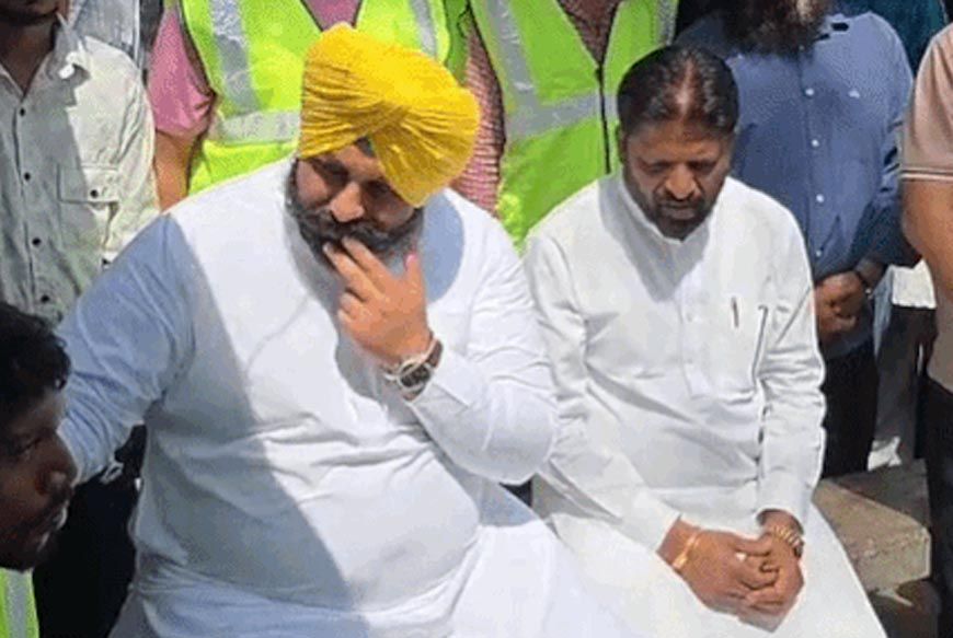 क्लीन पंजाब अभियान के निरीक्षण में पहुंचे मंत्री हरजोत बैंस, सफाईकर्मियों ने उठाया 2 महीने की बकाया सैलरी का मुद्दा