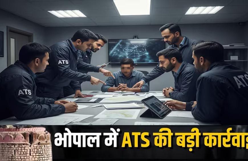 भोपाल में ATS का बड़ा खुलासा: कथित कट्टरपंथी मॉड्यूल का भंडाफोड़, मोहम्मद फराज गिरफ्तार