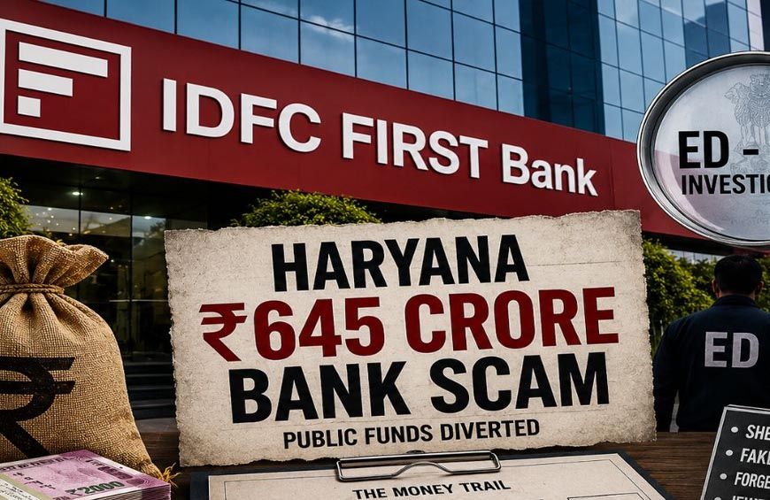 IDFC बैंक घोटाले में CBI का बड़ा एक्शन, हरियाणा सरकार और चंडीगढ़ मामलों में 9 आरोपियों पर चार्जशीट