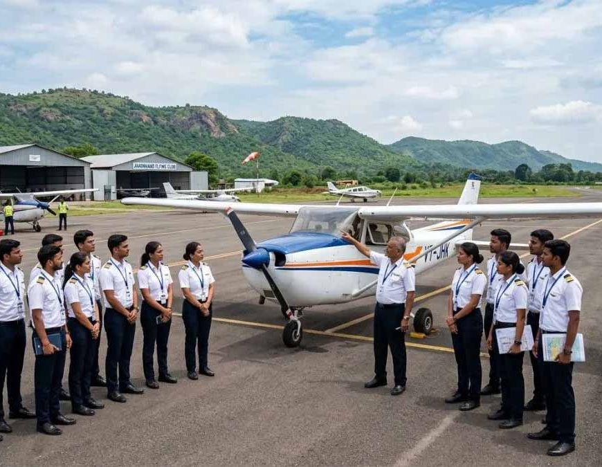 झारखंड में कमर्शियल पायलट ट्रेनिंग शुरू, 15 छात्रों का ग्राउंड प्रशिक्षण दुमका स्टेट हैंगर में