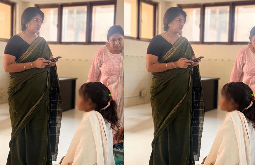 डॉ .वर्णिका शर्मा की पहल से गंभीर रूप से बीमार बालिका को मिला एम्स रायपुर में उपचार