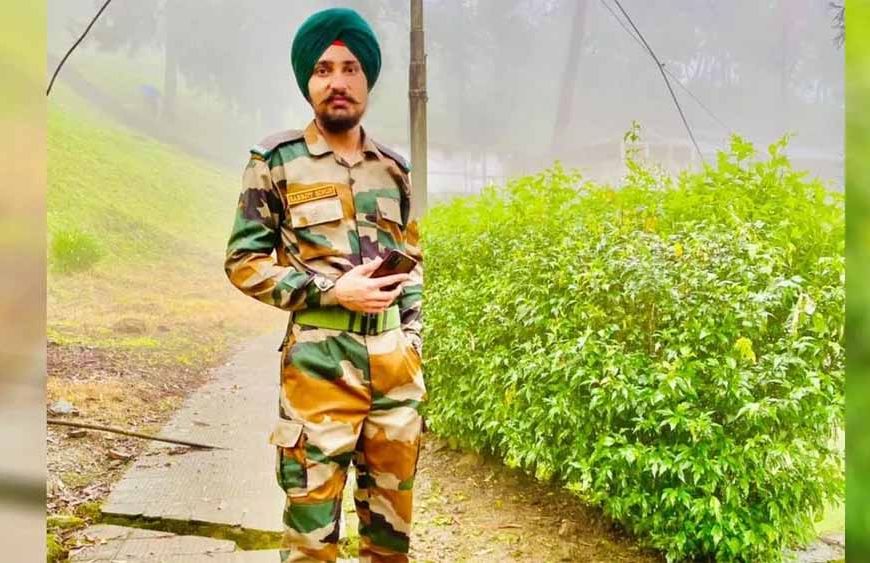 लेह में ड्यूटी के दौरान पंजाब का जवान शहीद, ऊंचाई पर ऑक्सीजन की कमी बनी वजह