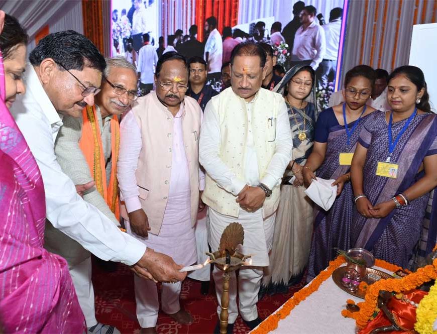 मुख्यमंत्री  विष्णुदेव साय ने गरियाबंद को दी 603 करोड़ रुपये से अधिक के विकास कार्यों की सौगात