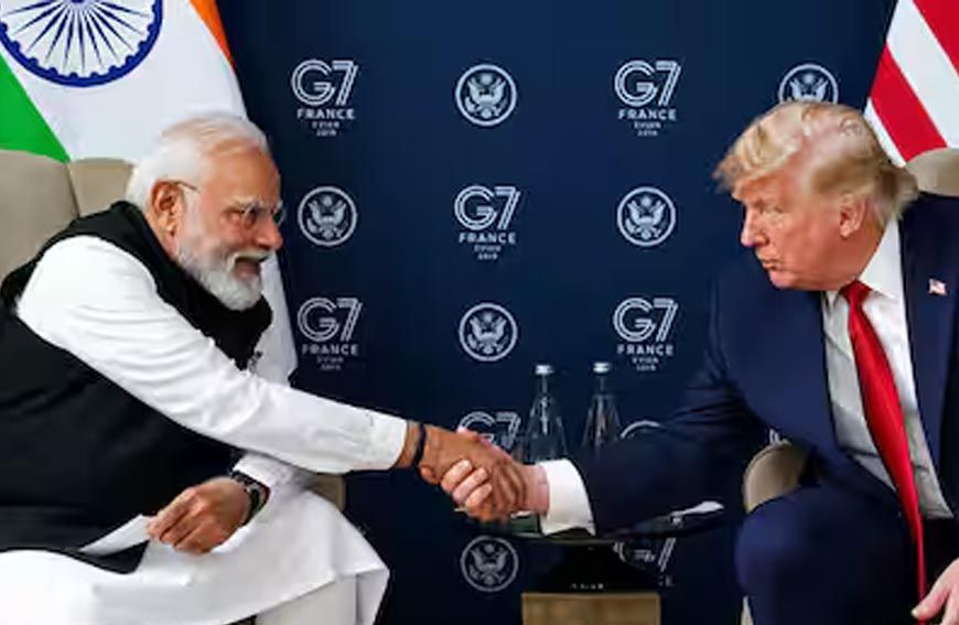 PM मोदी के सामने ट्रंप का बड़ा बयान, बोले- भारत पर हमला हुआ तो हम युद्ध में कूद जाएंगे