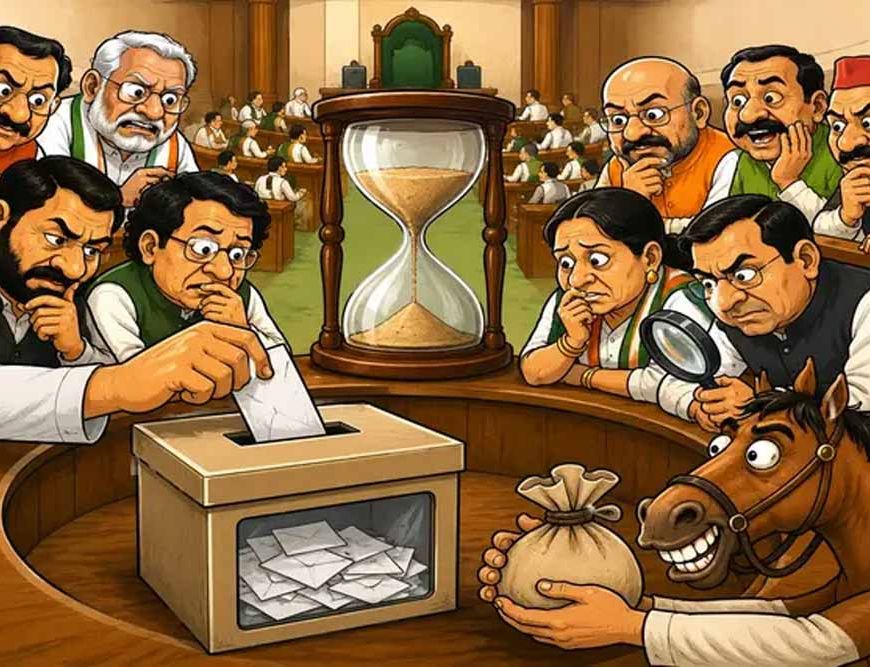 दो सीटों के लिए तीन उम्मीदवारों के बीच मुकाबला, नतीजों पर टिकी निगाहें