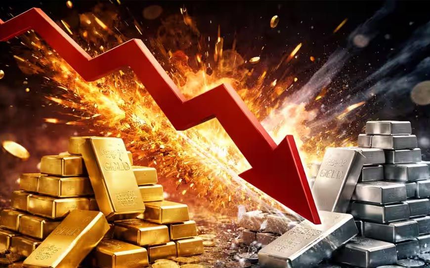 Gold-Silver Rate Crash: चांदी में भारी गिरावट, दो दिन में ₹22,000 टूटी; सोना भी हुआ सस्ता