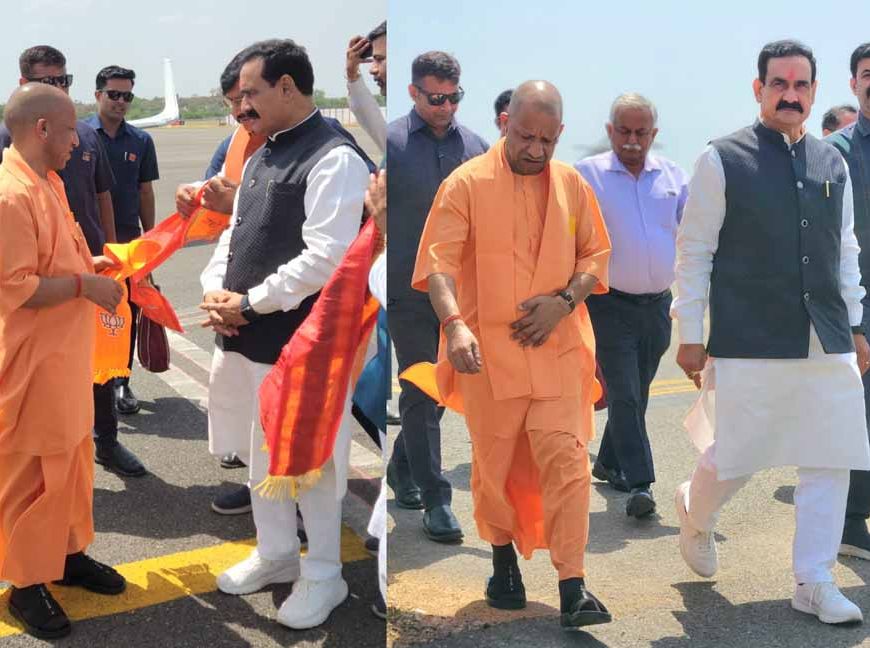 सीएम योगी ने किया मां बगुलामुखी का दर्शन-पूजन, मुख्यमंत्री ने तुवन मंदिर में भी माथा टेका