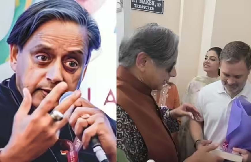 जी-7 में मोदी की सराहना पर थरूर के बयान से सियासी घमासान, बीजेपी ने कांग्रेस पर साधा निशाना