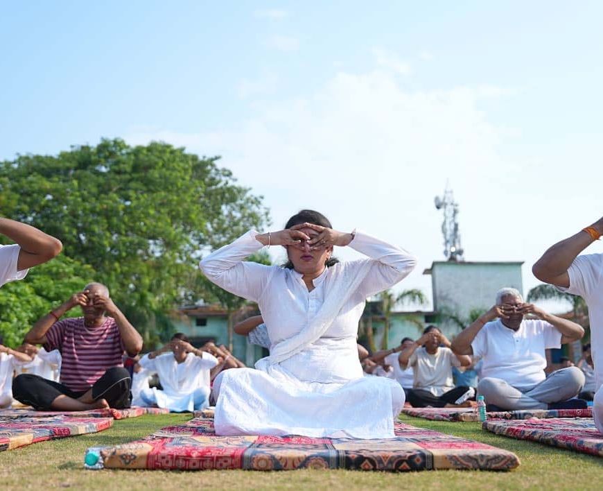 छत्तीसगढ़ में योग दिवस समारोह, योग को जीवन का हिस्सा बनाने का दिया आह्वान