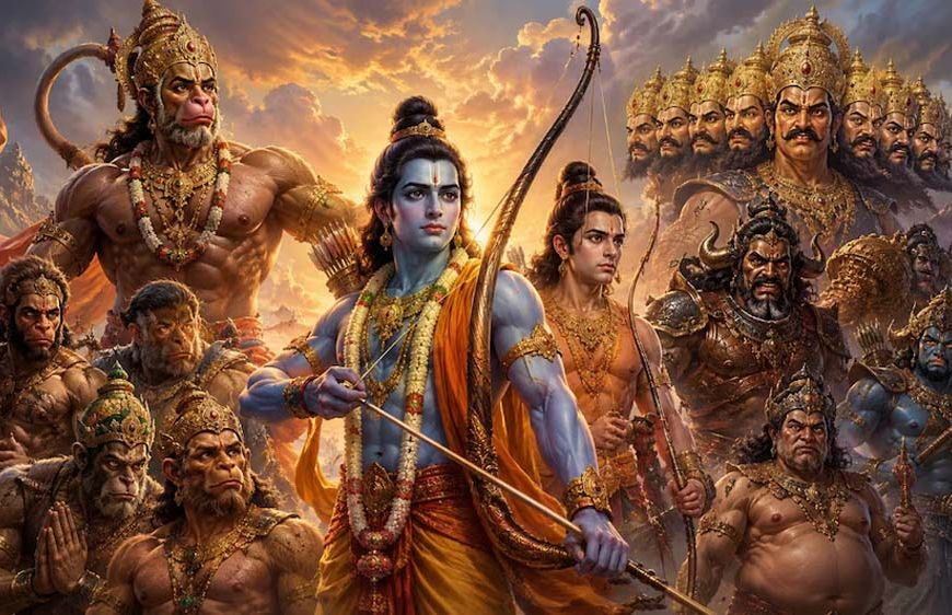 रामायण के वीर योद्धा: लक्ष्मण, बाली, अंगद और सुग्रीव का पराक्रम