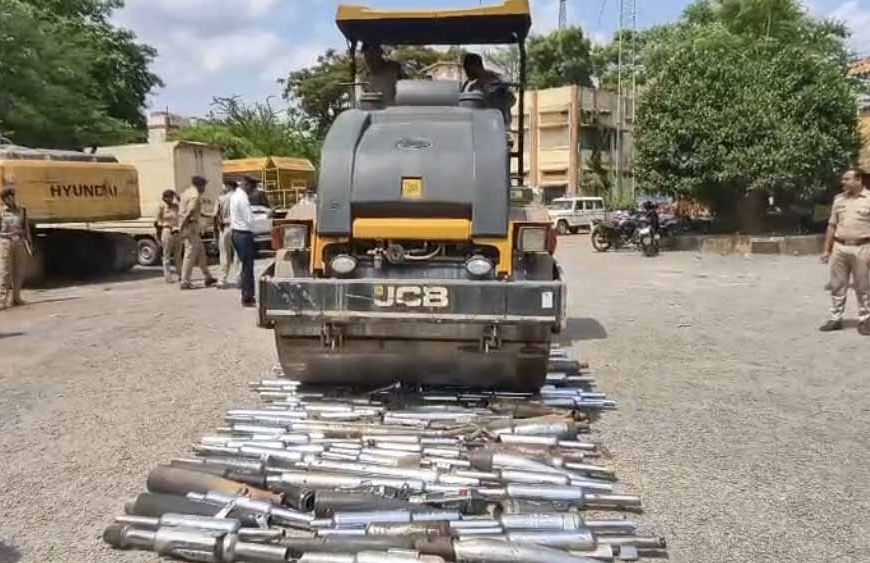 बिलासपुर में कानफोड़ू साइलेंसर और प्रेशर हॉर्न पर पुलिस का एक्शन, वाहन चालकों में मचा हड़कंप