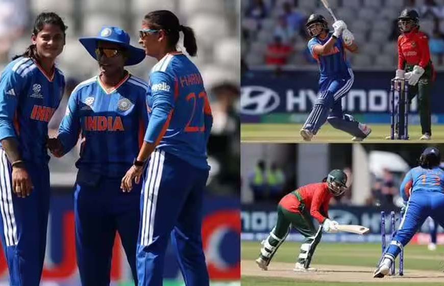 महिला टी20 विश्व कप में भारत ने बांग्लादेश को हराया, शेफाली वर्मा की विस्फोटक अर्धशतकीय पारी