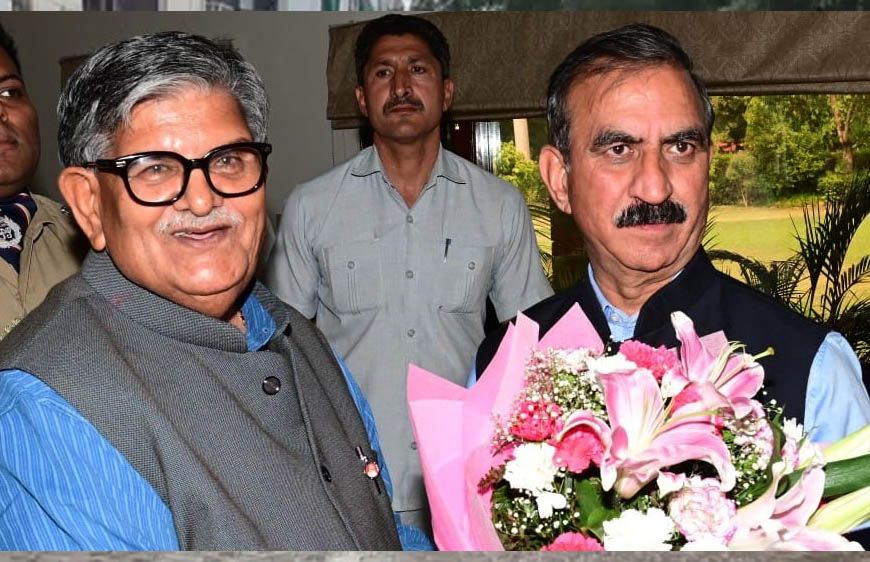 Punjab Governor से मिले हिमाचल CM सुखविंदर सुक्खू, कई अहम मुद्दों पर हुई अहम चर्चा
