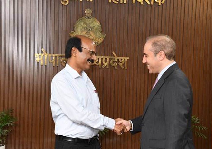 पुलिस महानिदेशक कैलाश मकवाणा से नीदरलैंड के कॉन्सुल जनरल ने की शिष्टाचार भेंट