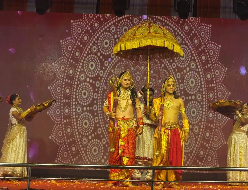 रायपुर : रामगढ़ महोत्सव में रामलीला, कवि सम्मेलन और 'जटायु मोक्ष' की प्रस्तुति ने बांधा समां