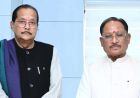 मुख्यमंत्री  विष्णु देव साय से झारखंड के वित्त मंत्री  राधाकृष्ण किशोर ने की सौजन्य भेंट