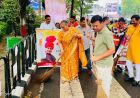 राजनाथ सिंह के जन्मदिन पर लखनऊ में चला 110 वार्डों का मेगा सफाई अभियान
