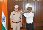 डीजीपी ने भारतीय पुलिस सेवा में नियुक्त अधिकारियों को लगाई रैंक