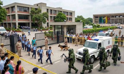 चंडीगढ़ के 7 स्कूलों को बम से उड़ाने की धमकी, डॉग स्क्वायड और पुलिस ने संभाला मोर्चा