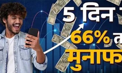 5 दिन में 66% तक का रिटर्न, इन 5 शेयरों ने निवेशकों को किया मालामाल