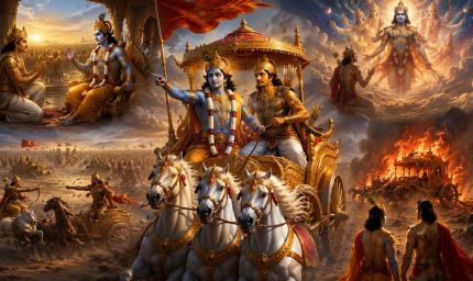 श्रीकृष्ण का अर्जुन को सारथी के रूप में चुनना और गीता का उपदेश