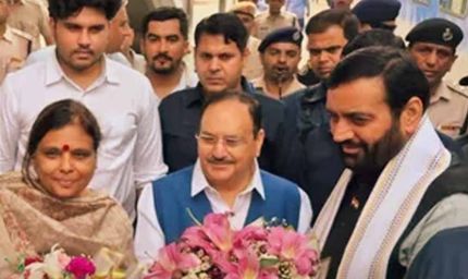 अंबाला पहुंचे CM नायब सैनी, जेपी नड्डा और डॉ. अर्चना, स्वागत में उमड़ा कार्यकर्ताओं का जनसैलाब