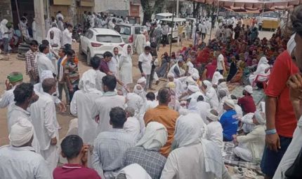 पेयजल मांग को लेकर हांसी-बरवाला मार्ग जाम, अब 24 गांव मिलकर चलाएंगे आंदोलन
