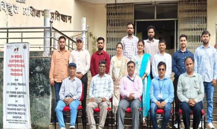 नवनियुक्त इंजीनियरों को आधुनिक तकनीकों और पॉवर प्लांट निर्माण का मिला प्रशिक्षण