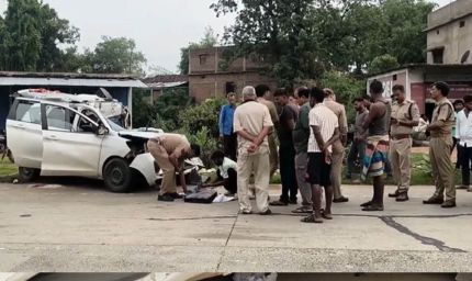 उमरिया में भीषण सड़क हादसा, NH-43 पर खड़े ट्रक से टकराई कार, 5 लोगों की दर्दनाक मौत