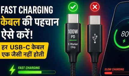 फास्ट चार्जिंग धीमी क्यों? खराब केबल हो सकती है असली वजह