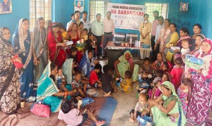 कुपोषण के खिलाफ: आईएमए और प्रशासन की जुगलबंदी से संवर रहा 30 बच्चों का बचपन