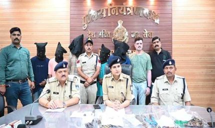 शाजापुर पुलिस ने डकैती की तैयारी विफल की