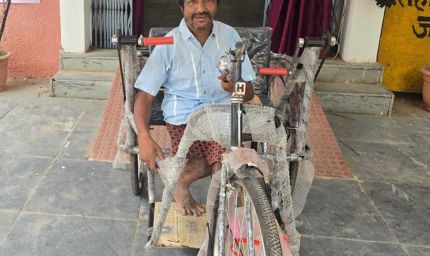 24 घंटे में मिली ट्राइसाइकिल, मुख्यमंत्री विष्णुदेव साय की संवेदनशील पहल से दिव्यांग गणेश राम यादव के जीवन को मिली नई रफ्तार
