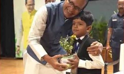 नन्हे रूदाक्ष ने पेश की मिसाल, दो साल में लगाए 1500 पौधे, पर्यावरण संरक्षण का दिया संदेश