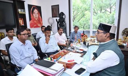 प्रभात चौराहा फ्लाईओवर में देरी पर सख्त हुए मंत्री  सारंग, PWD अधिकारियों पर की नाराजगी व्यक्त