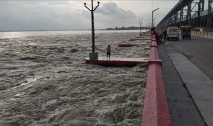 कोसी नदी में बढ़ा जलस्तर, बराज के 26 फाटक खोलकर छोड़ा गया पानी