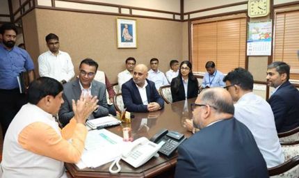 मुख्यमंत्री डॉ. यादव से मिले पारस डिफेंस एंड स्पेस टेक्नोलॉजीस कम्पनी के पदाधिकारी